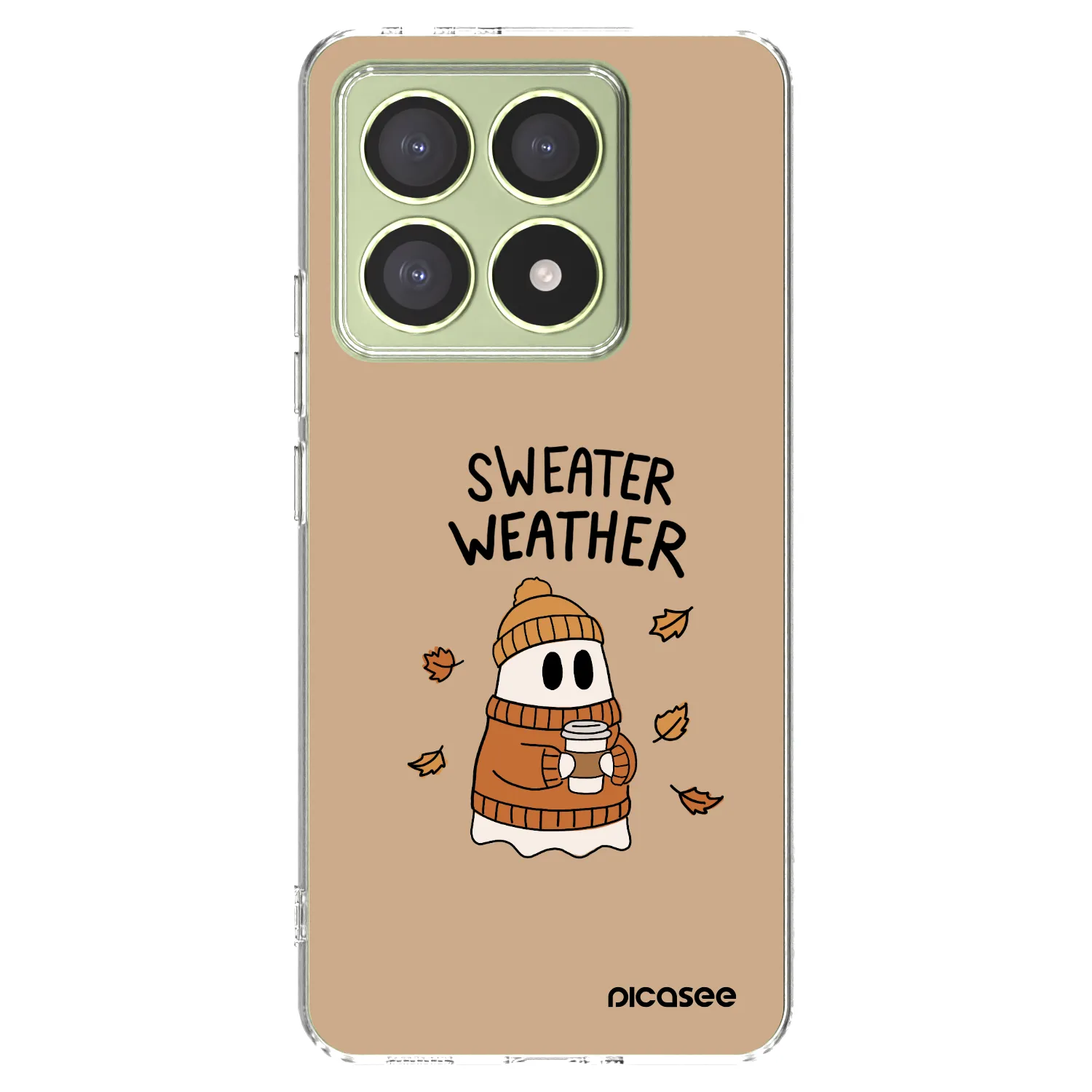 Picasee διαφανής θήκη σιλικόνης Xiaomi 14T - Sweater ghost