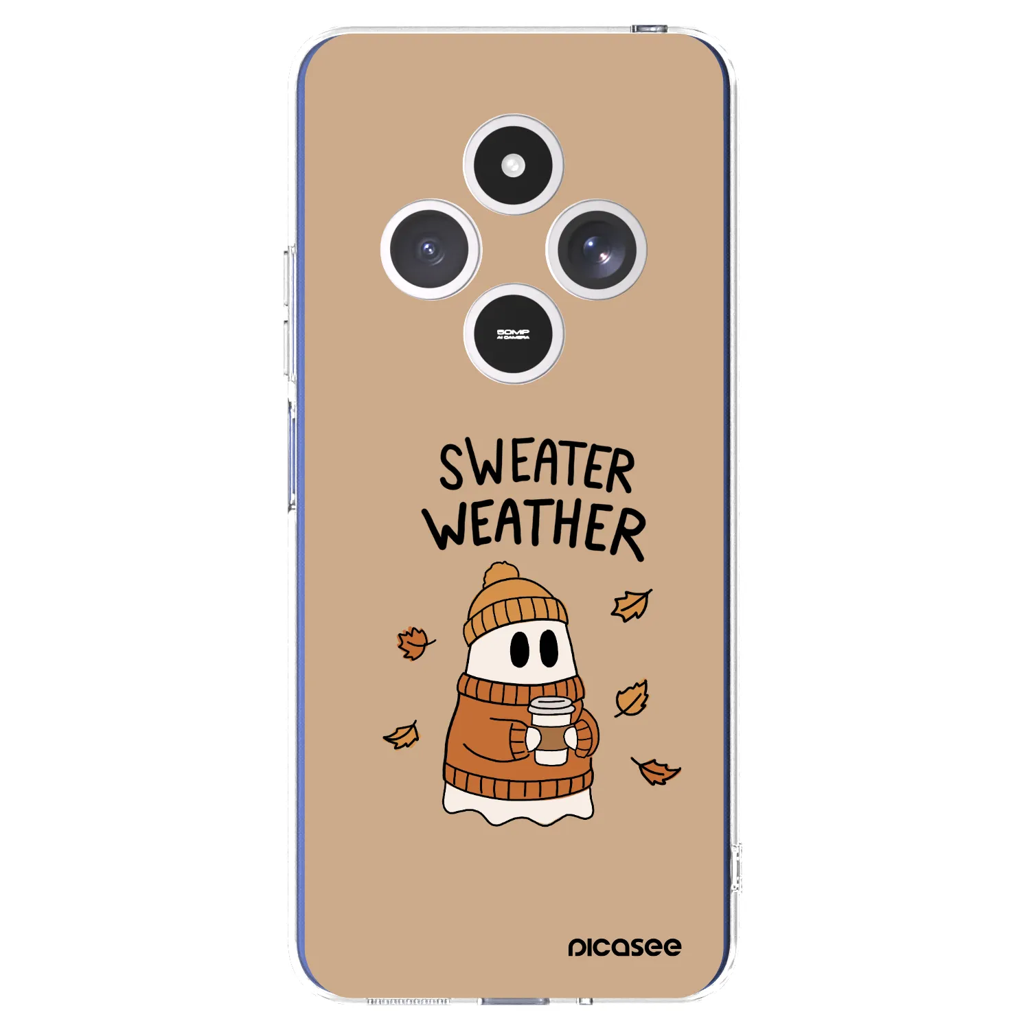 Picasee διαφανής θήκη σιλικόνης Xiaomi Redmi 14C - Sweater ghost
