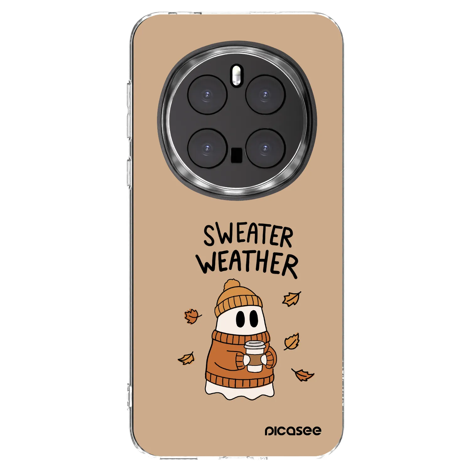 Picasee διαφανής θήκη σιλικόνης Honor Magic7 Pro 5G - Sweater ghost