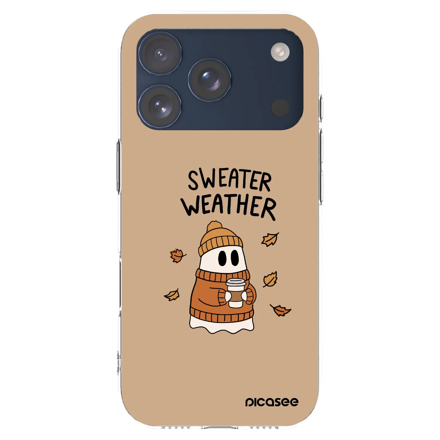 Picasee διαφανής θήκη σιλικόνης Apple iPhone 17 Pro - Sweater ghost