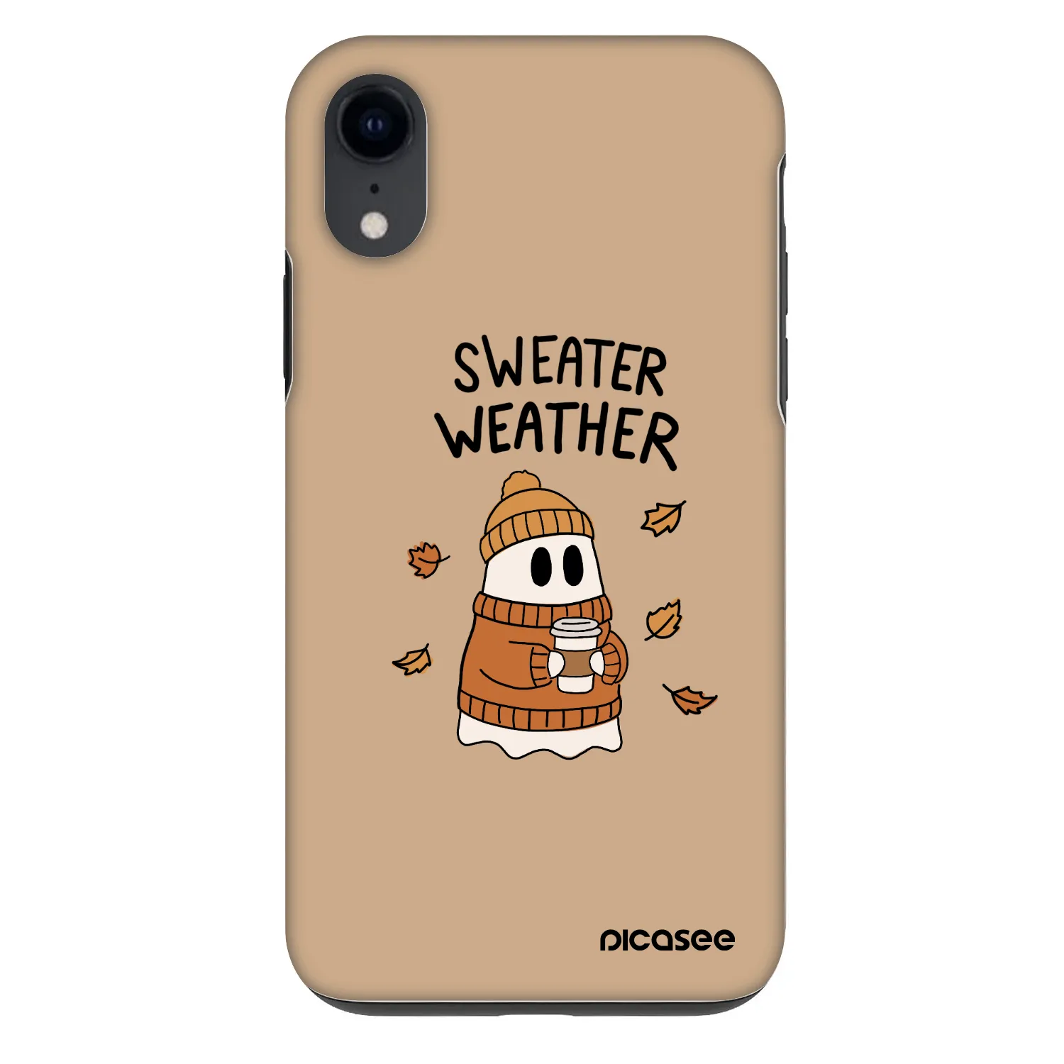 Picasee Fashion Case για Apple iPhone XR - Sweater ghost