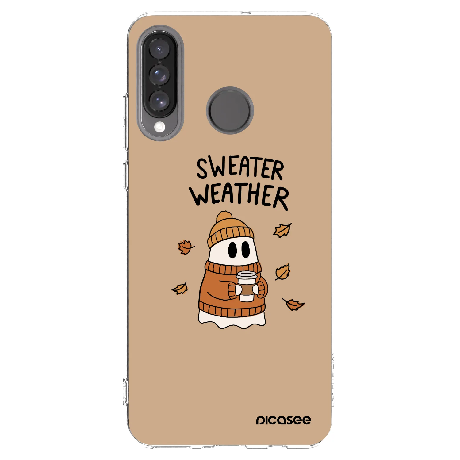 Picasee διαφανής θήκη σιλικόνης Huawei P30 Lite - Sweater ghost