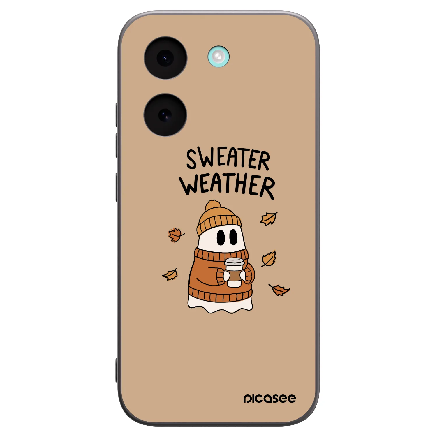 Picasee Μαύρη θήκη σιλικόνης για Xiaomi Poco X8 Pro - Sweater ghost