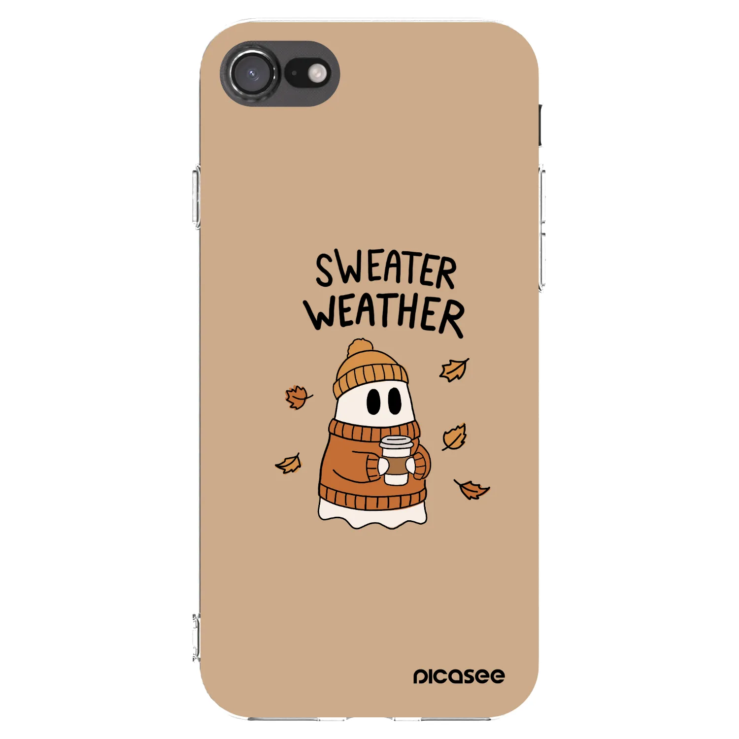 Picasee διαφανής θήκη σιλικόνης Apple iPhone 8 - Sweater ghost