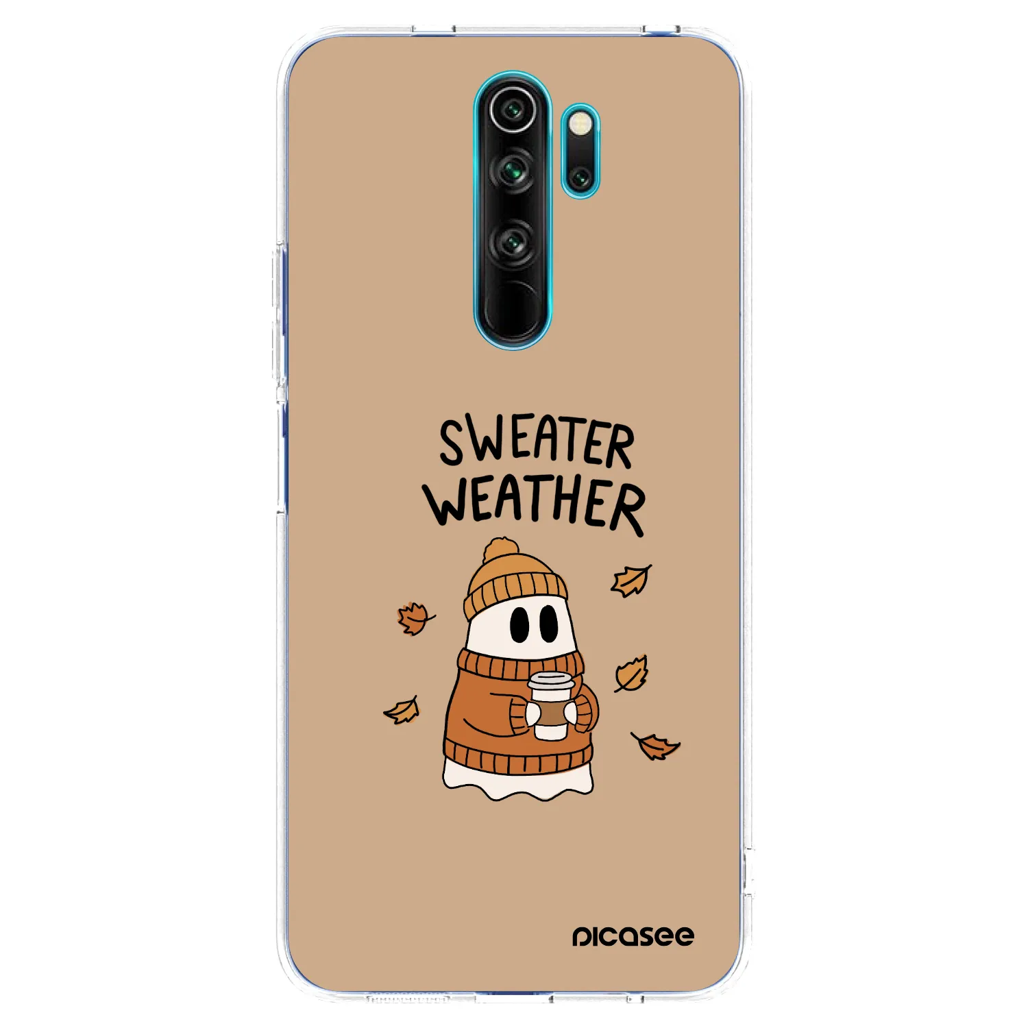 Picasee διαφανής θήκη σιλικόνης Xiaomi Redmi Note 8 Pro - Sweater ghost