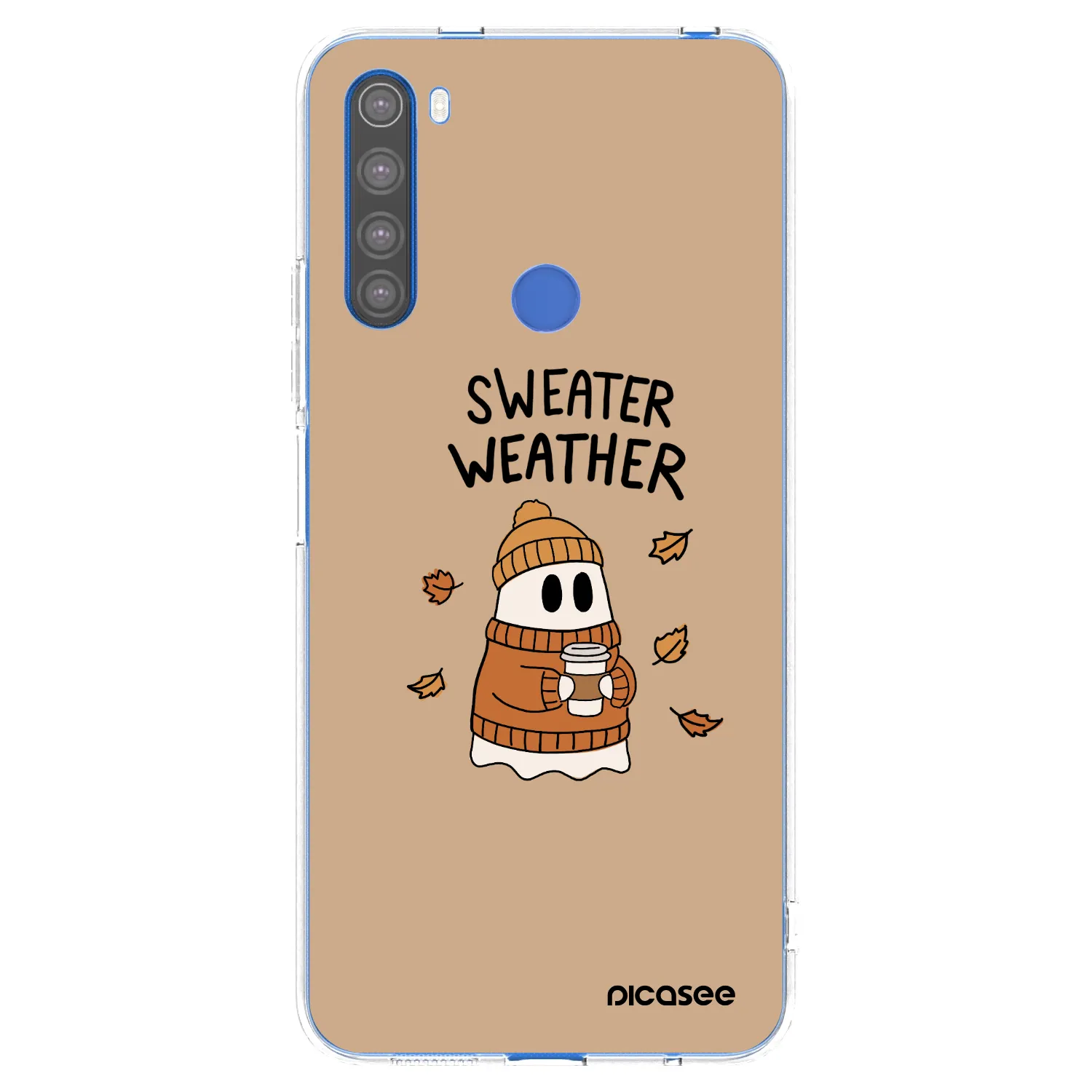 Picasee διαφανής θήκη σιλικόνης Xiaomi Redmi Note 8T - Sweater ghost