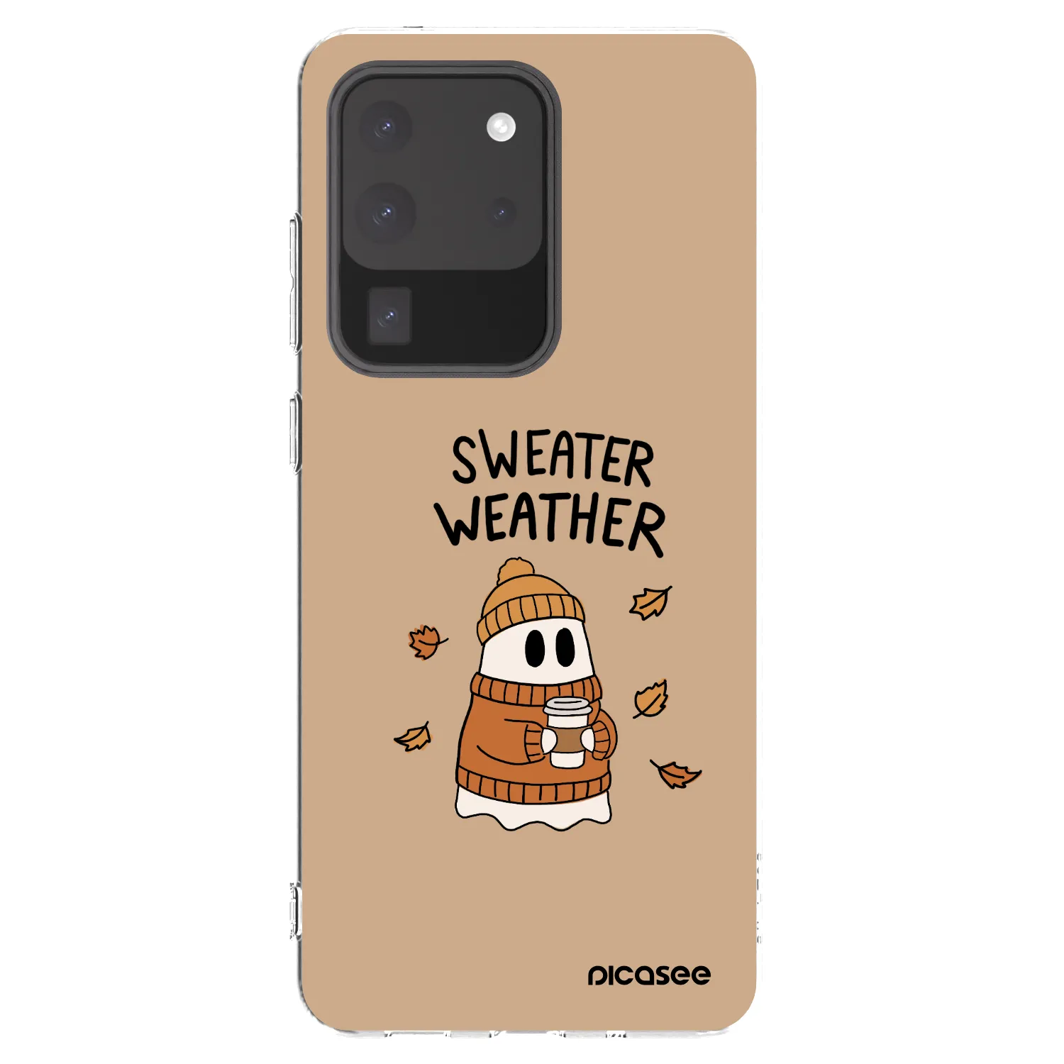 Picasee διαφανής θήκη σιλικόνης Samsung Galaxy S20 Ultra 5G G988F - Sweater ghost