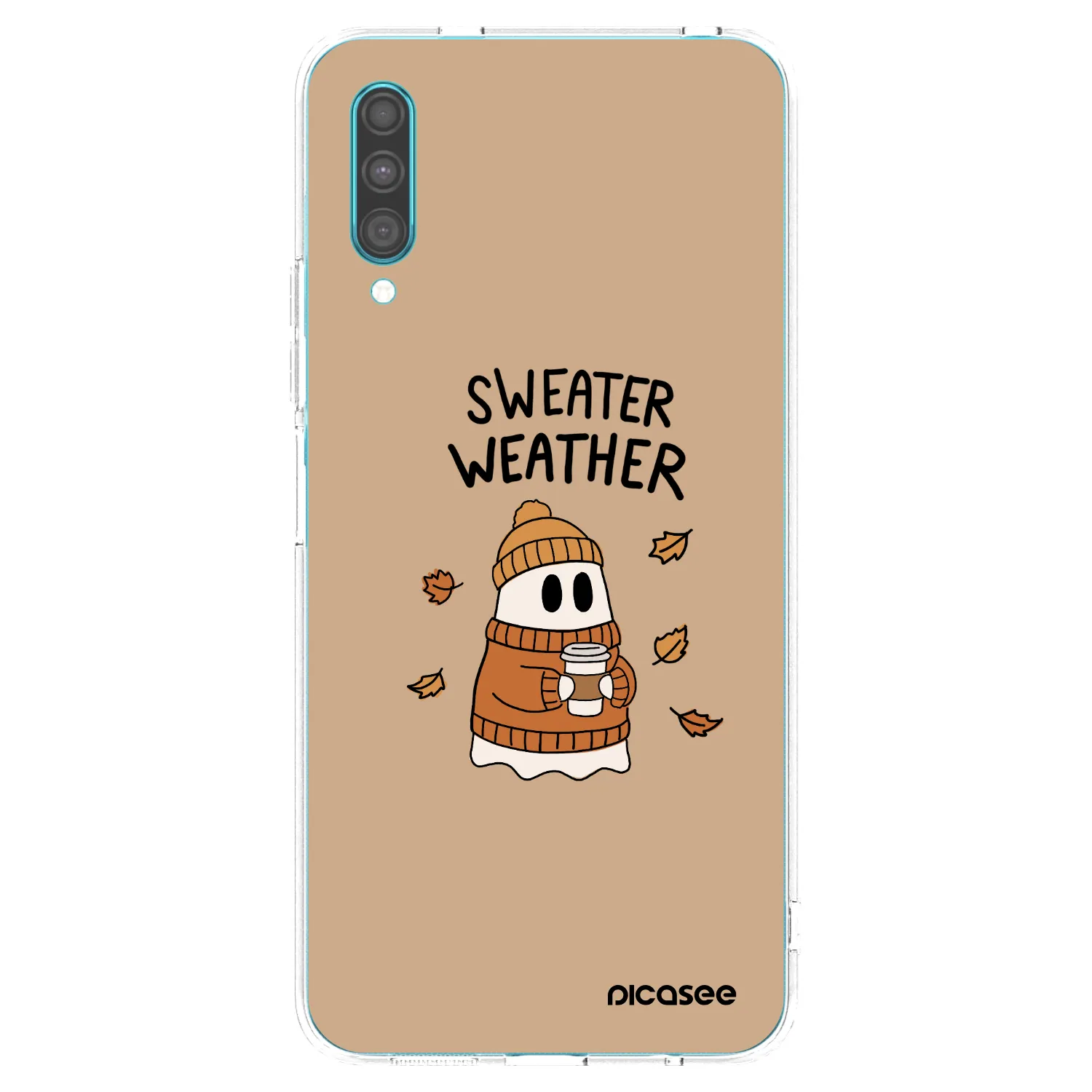 Picasee διαφανής θήκη σιλικόνης Samsung Galaxy A30s A307F - Sweater ghost