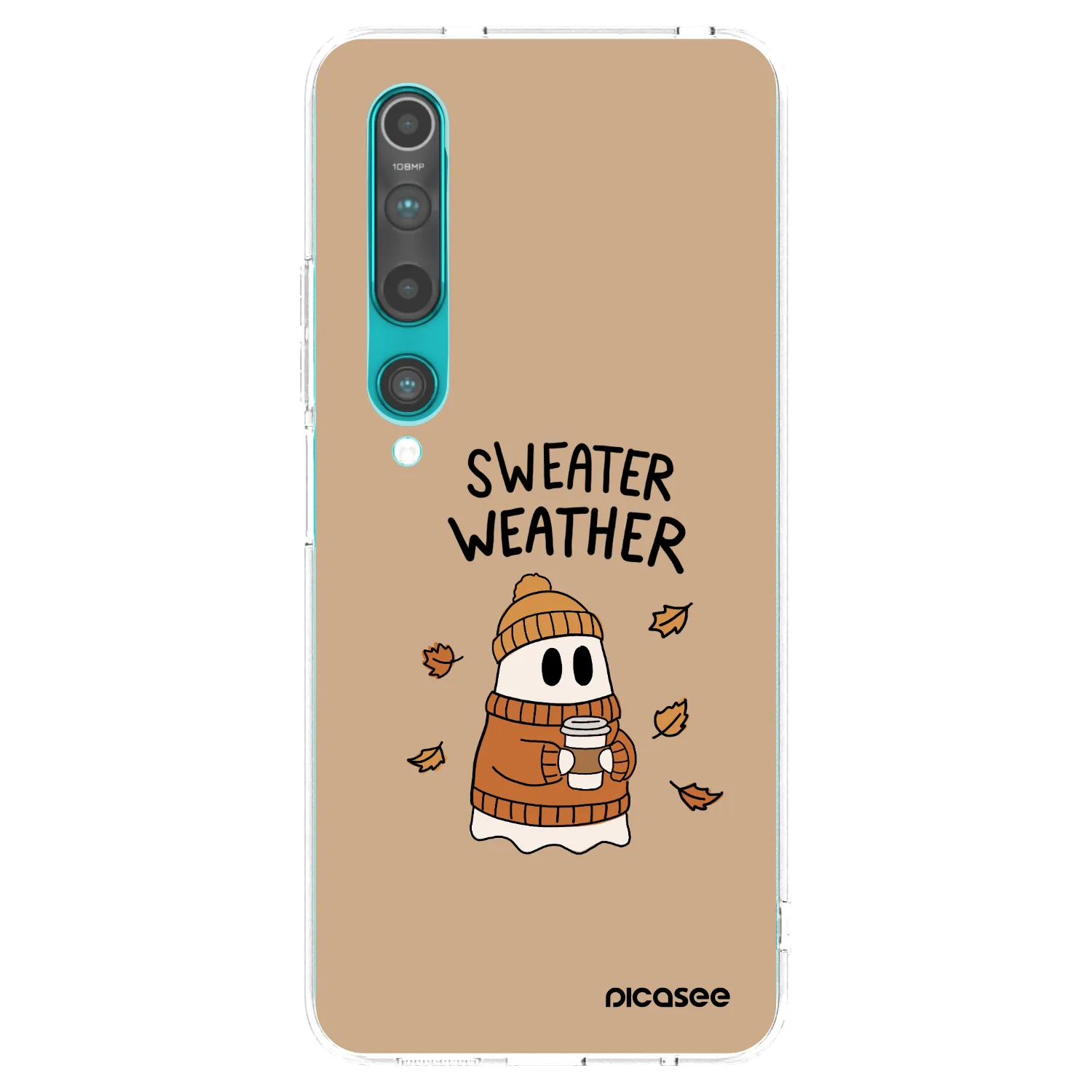 Picasee διαφανής θήκη σιλικόνης Xiaomi Mi 10 - Sweater ghost