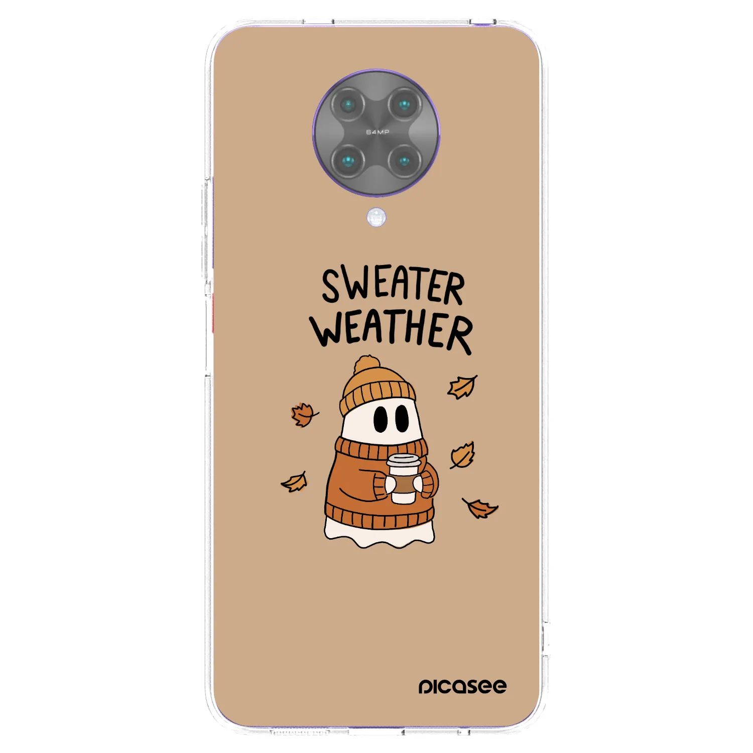 Picasee διαφανής θήκη σιλικόνης Xiaomi Poco F2 Pro - Sweater ghost