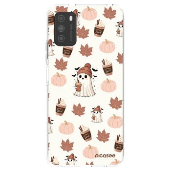 Picasee διαφανής θήκη σιλικόνης Xiaomi Poco M3 - Pumpkin spice
