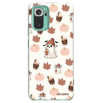 Picasee διαφανής θήκη σιλικόνης Xiaomi Redmi Note 10 Pro - Pumpkin spice