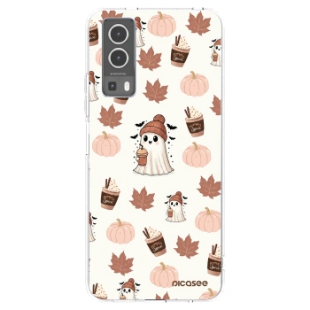 Picasee διαφανής θήκη σιλικόνης Vivo Y72 5G - Pumpkin spice