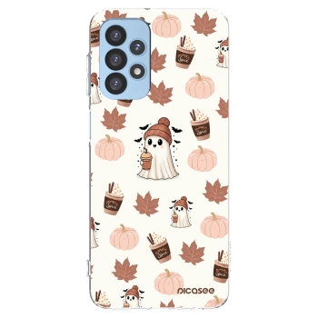 Picasee διαφανής θήκη σιλικόνης Samsung Galaxy A23 A235F 4G - Pumpkin spice