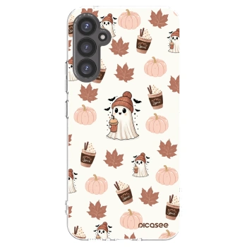 Picasee διαφανής θήκη σιλικόνης Samsung Galaxy A34 5G A346B - Pumpkin spice