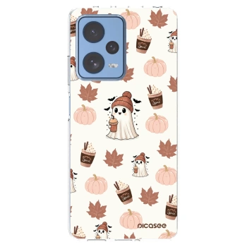 Picasee διαφανής θήκη σιλικόνης Xiaomi Redmi Note 12 Pro 5G - Pumpkin spice