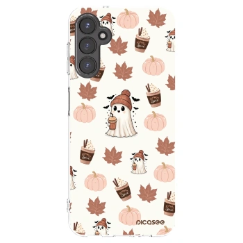 Picasee διαφανής θήκη σιλικόνης Samsung Galaxy A14 4G A145R - Pumpkin spice