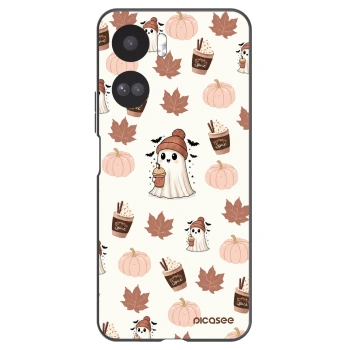 Picasee Μαύρη θήκη σιλικόνης για Honor 90 Lite 5G - Pumpkin spice