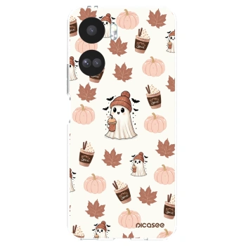 Picasee διαφανής θήκη σιλικόνης Honor 90 Lite 5G - Pumpkin spice