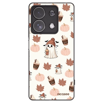 Picasee Μαύρη θήκη σιλικόνης για Xiaomi Redmi Note 13 Pro 4G - Pumpkin spice