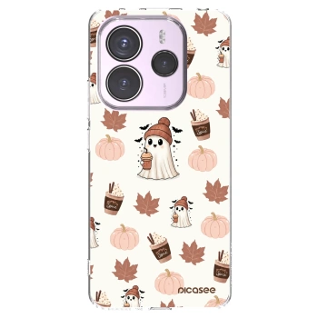 Picasee διαφανής θήκη σιλικόνης Xiaomi Redmi Note 14 5G - Pumpkin spice