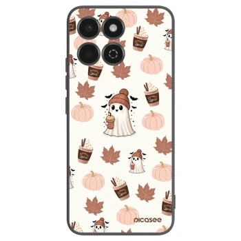 Picasee Μαύρη θήκη σιλικόνης για Honor 200 Smart 5G - Pumpkin spice
