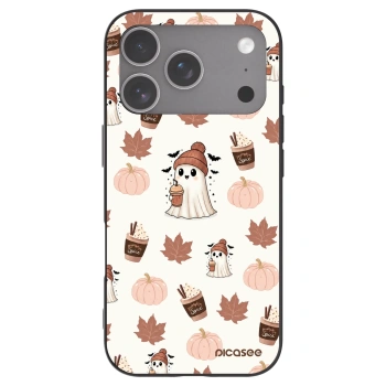 Picasee Μαύρη θήκη σιλικόνης για Apple iPhone 18 Pro - Pumpkin spice