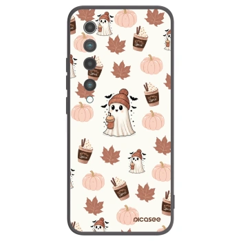 Μαύρη θήκη σιλικόνης για Xiaomi Mi 10 - Pumpkin spice