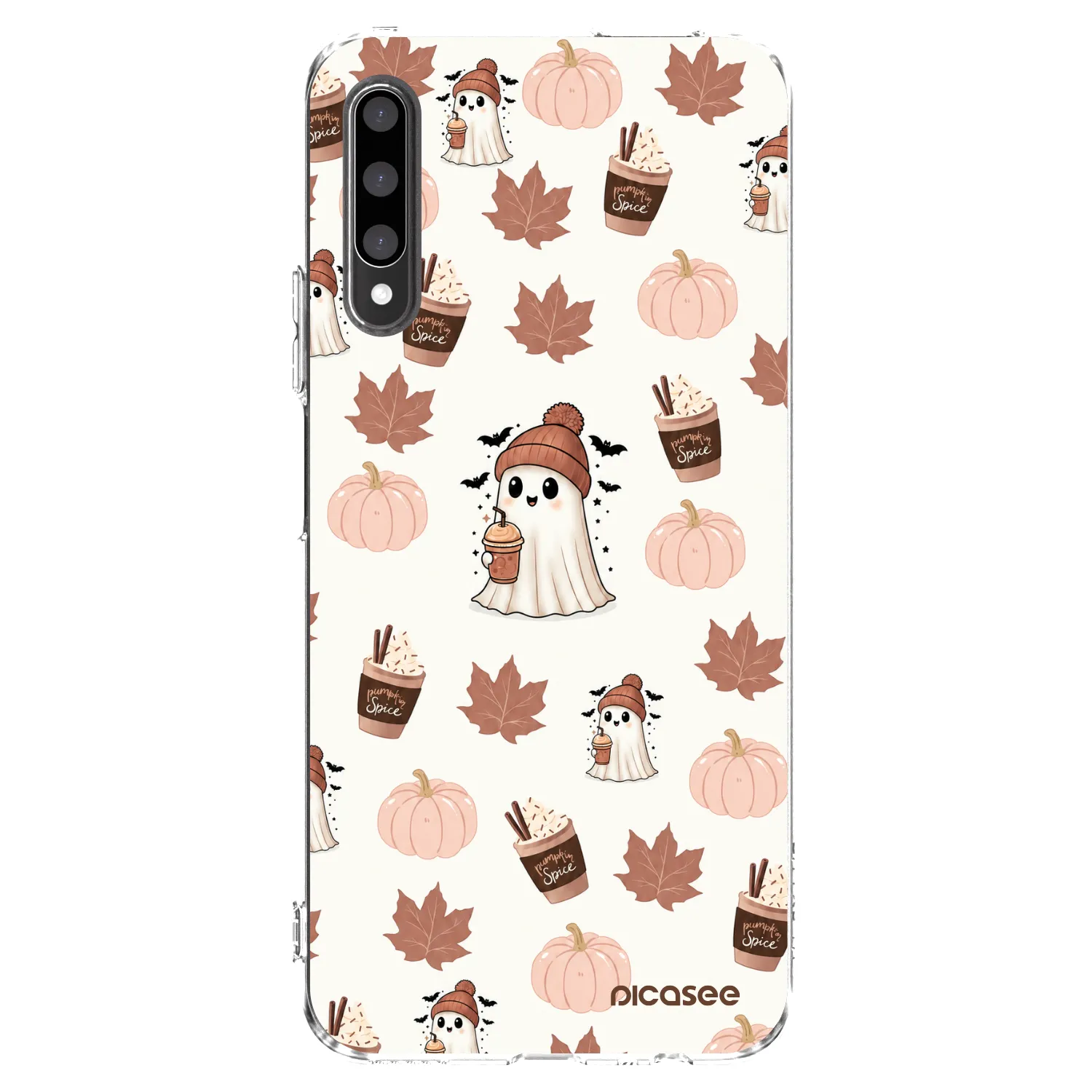 Picasee διαφανής θήκη σιλικόνης Honor 9X Pro - Pumpkin spice