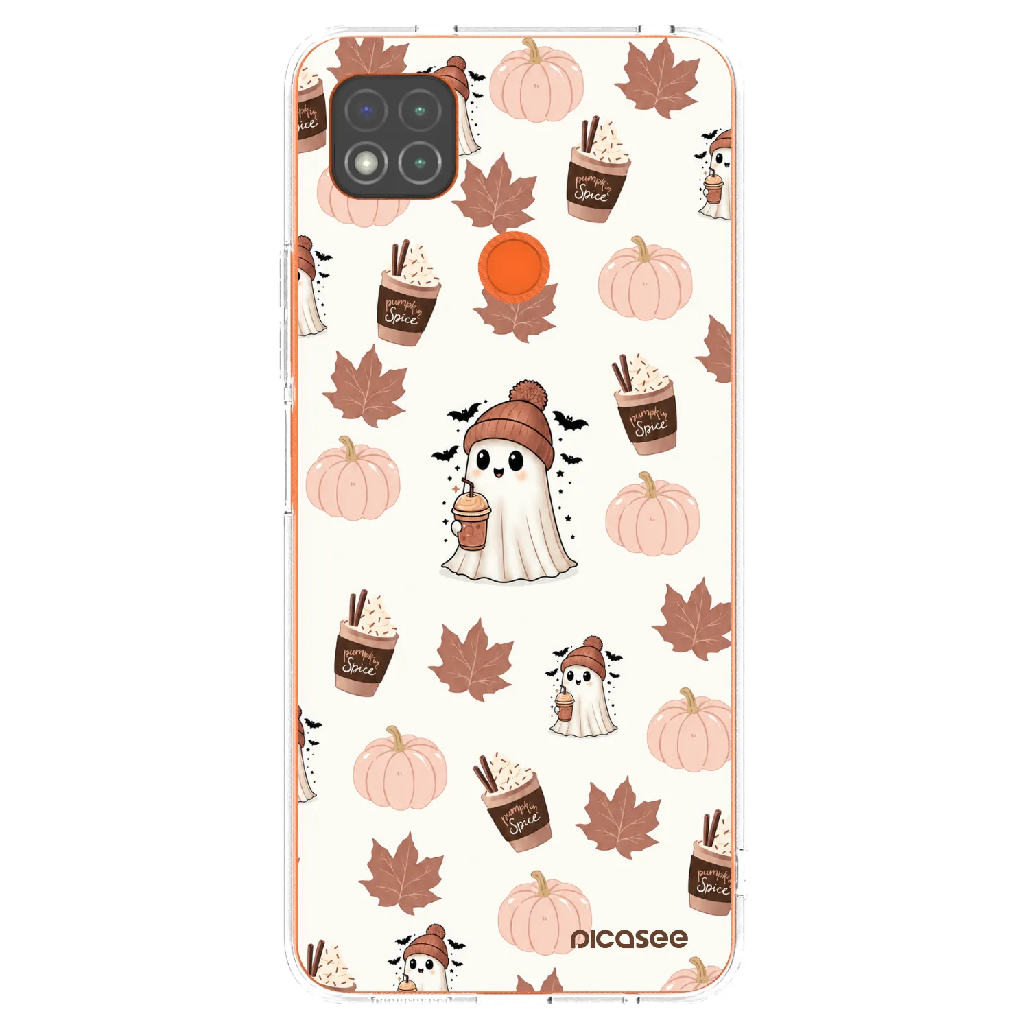 Picasee διαφανής θήκη σιλικόνης Xiaomi Redmi 9C - Pumpkin spice
