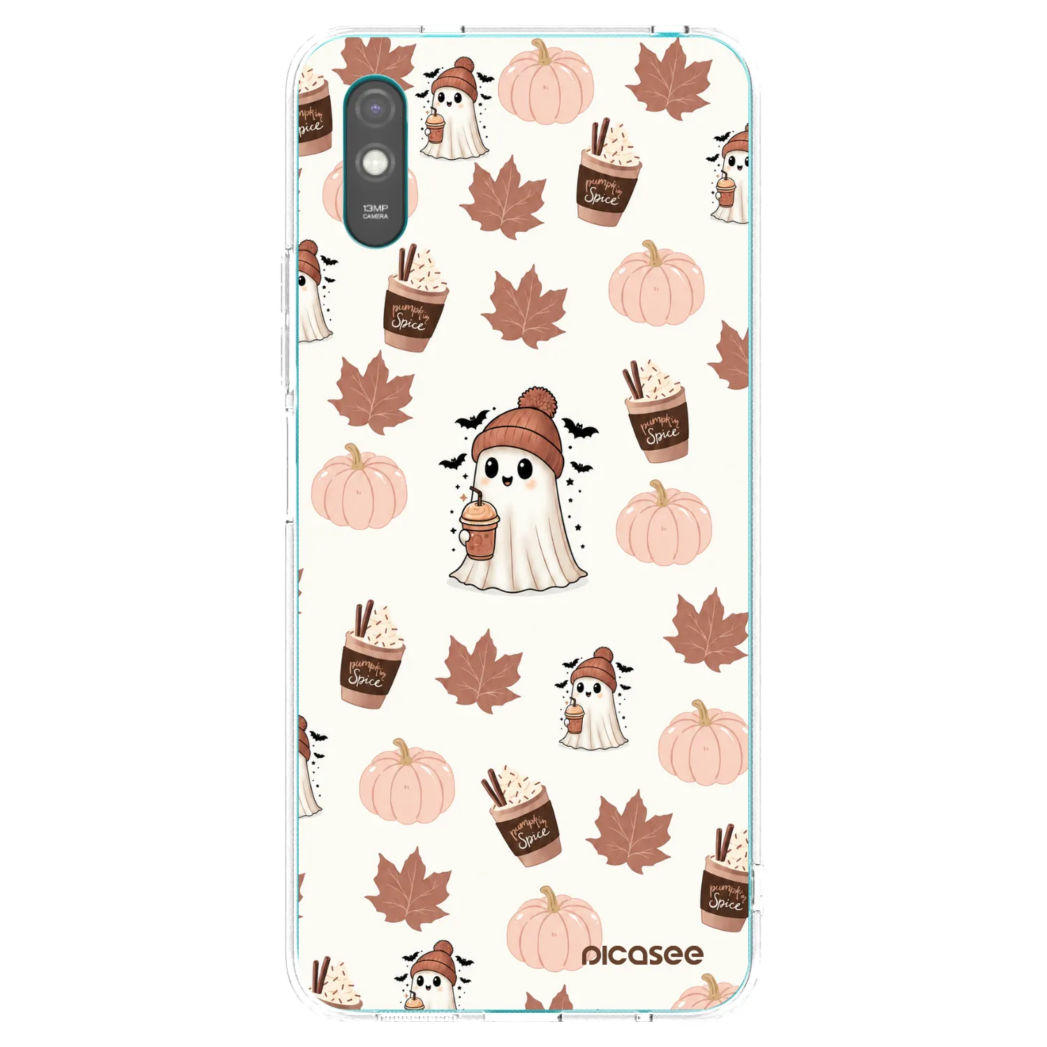 Picasee διαφανής θήκη σιλικόνης Xiaomi Redmi 9A - Pumpkin spice