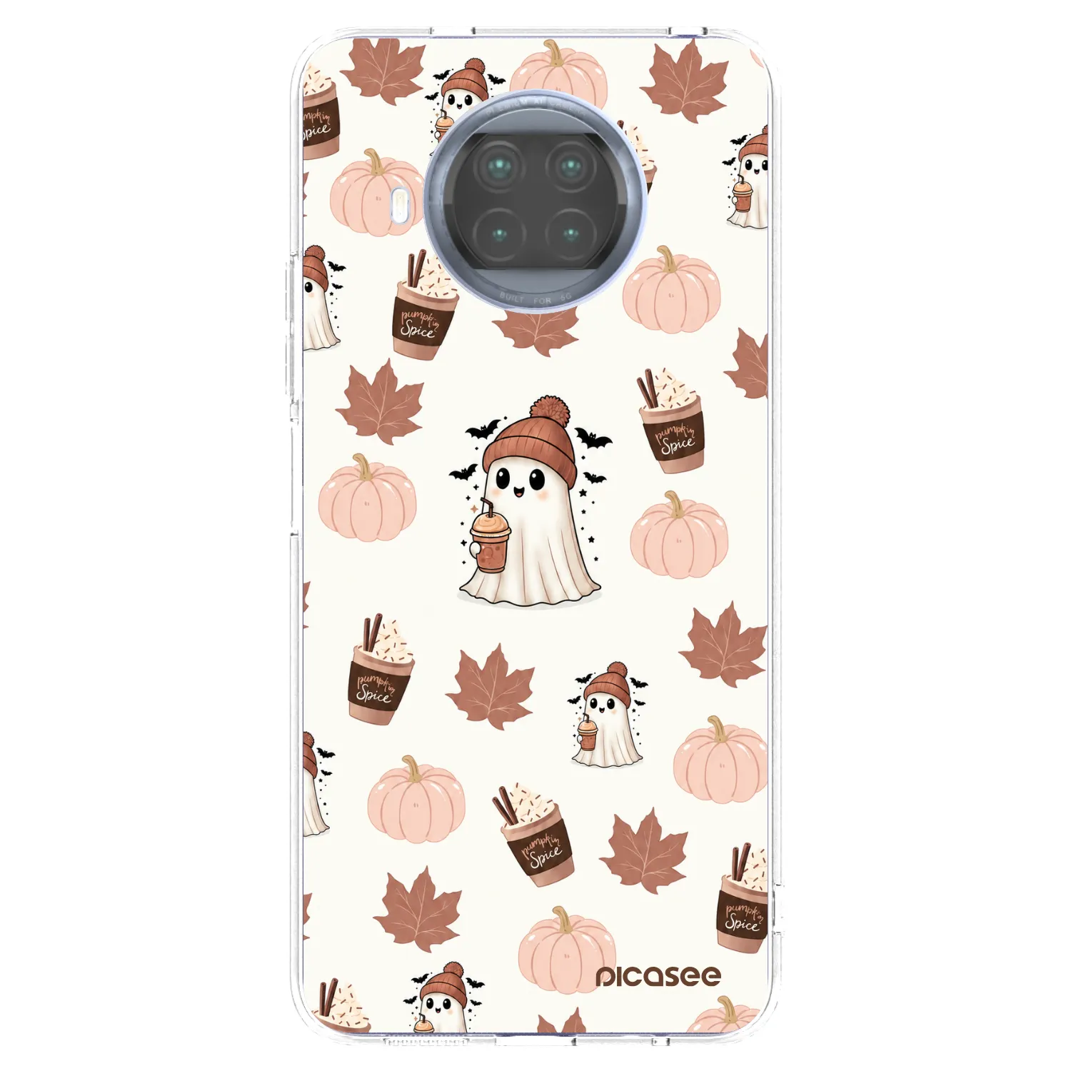 Picasee διαφανής θήκη σιλικόνης Xiaomi Mi 10T Lite - Pumpkin spice