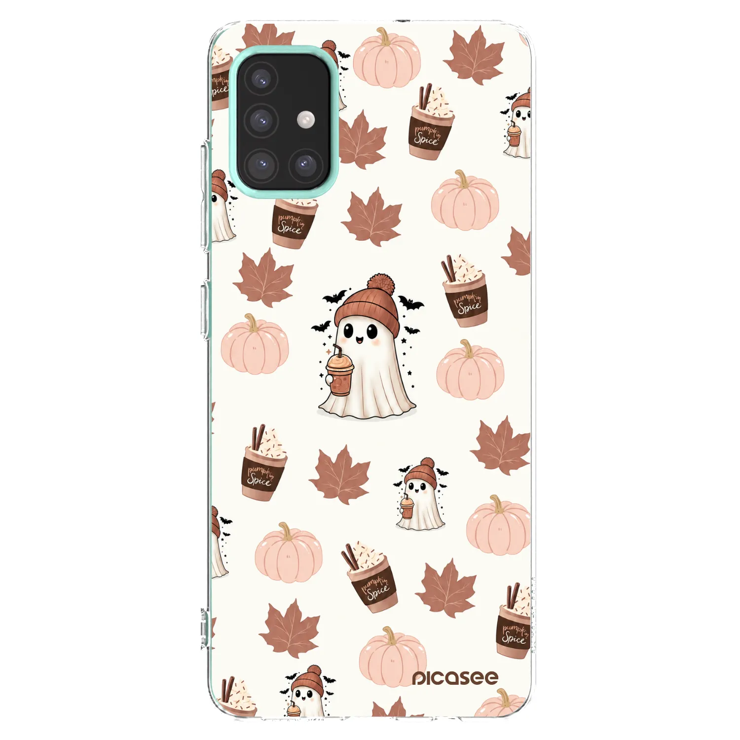 Picasee διαφανής θήκη σιλικόνης Samsung Galaxy M31s - Pumpkin spice