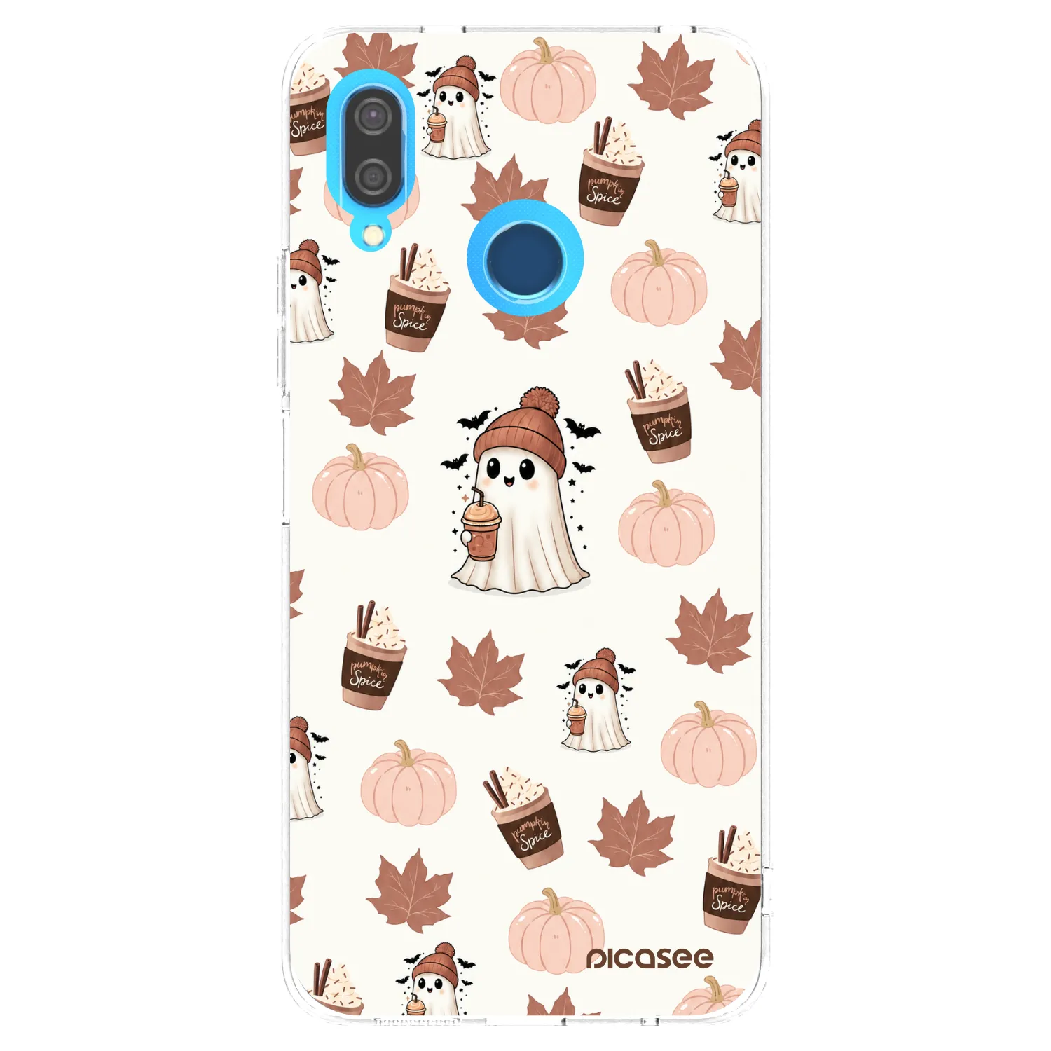 Picasee διαφανής θήκη σιλικόνης Huawei P20 Lite - Pumpkin spice