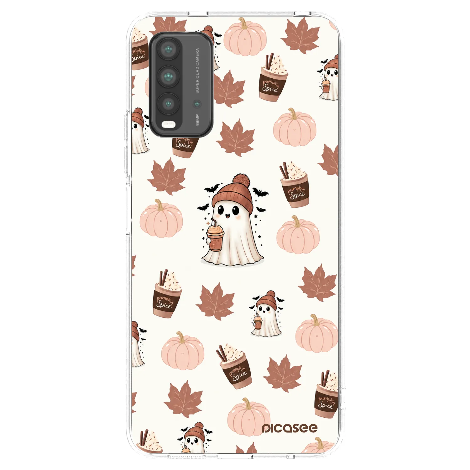 Picasee διαφανής θήκη σιλικόνης Xiaomi Redmi 9T - Pumpkin spice