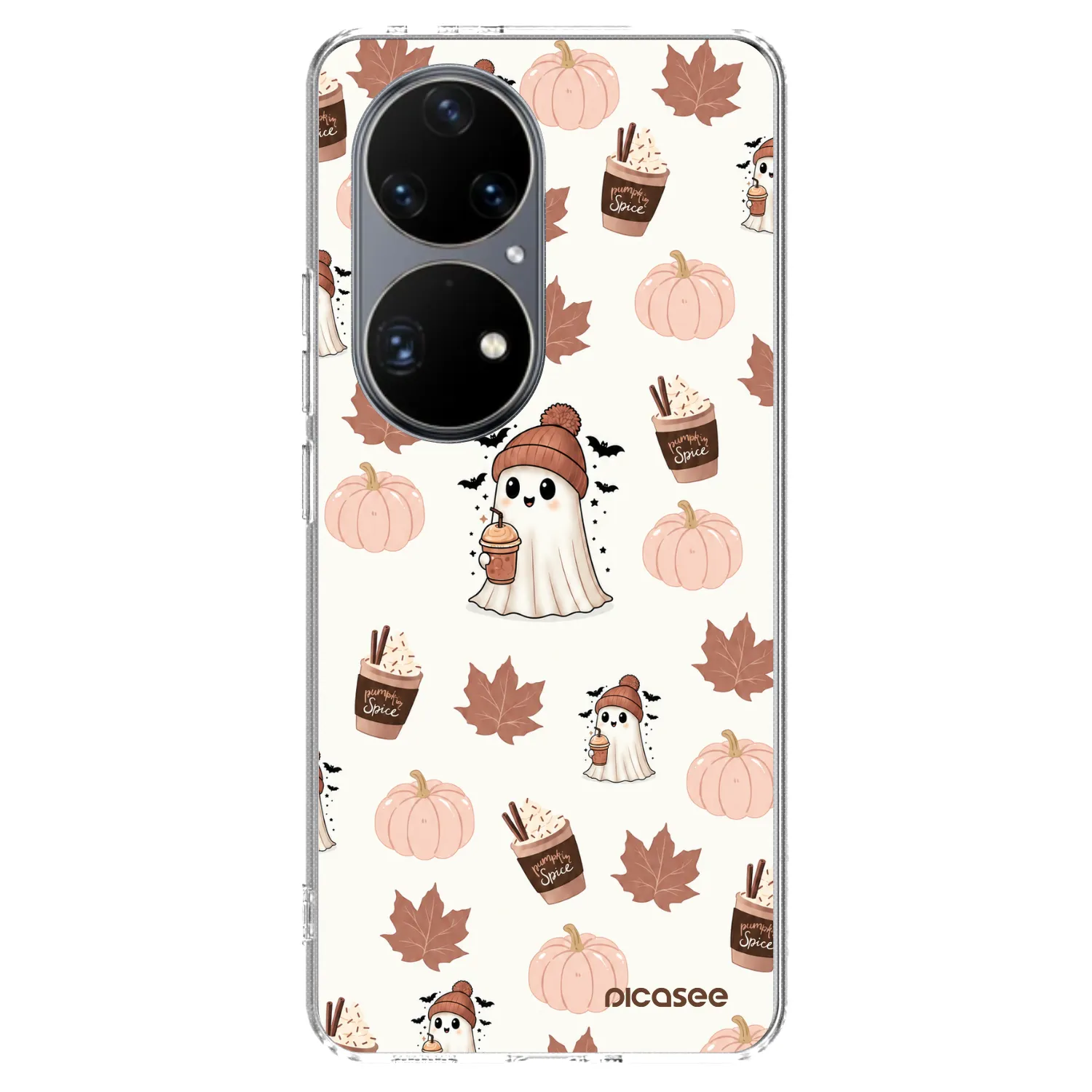 Picasee διαφανής θήκη σιλικόνης Huawei P50 - Pumpkin spice