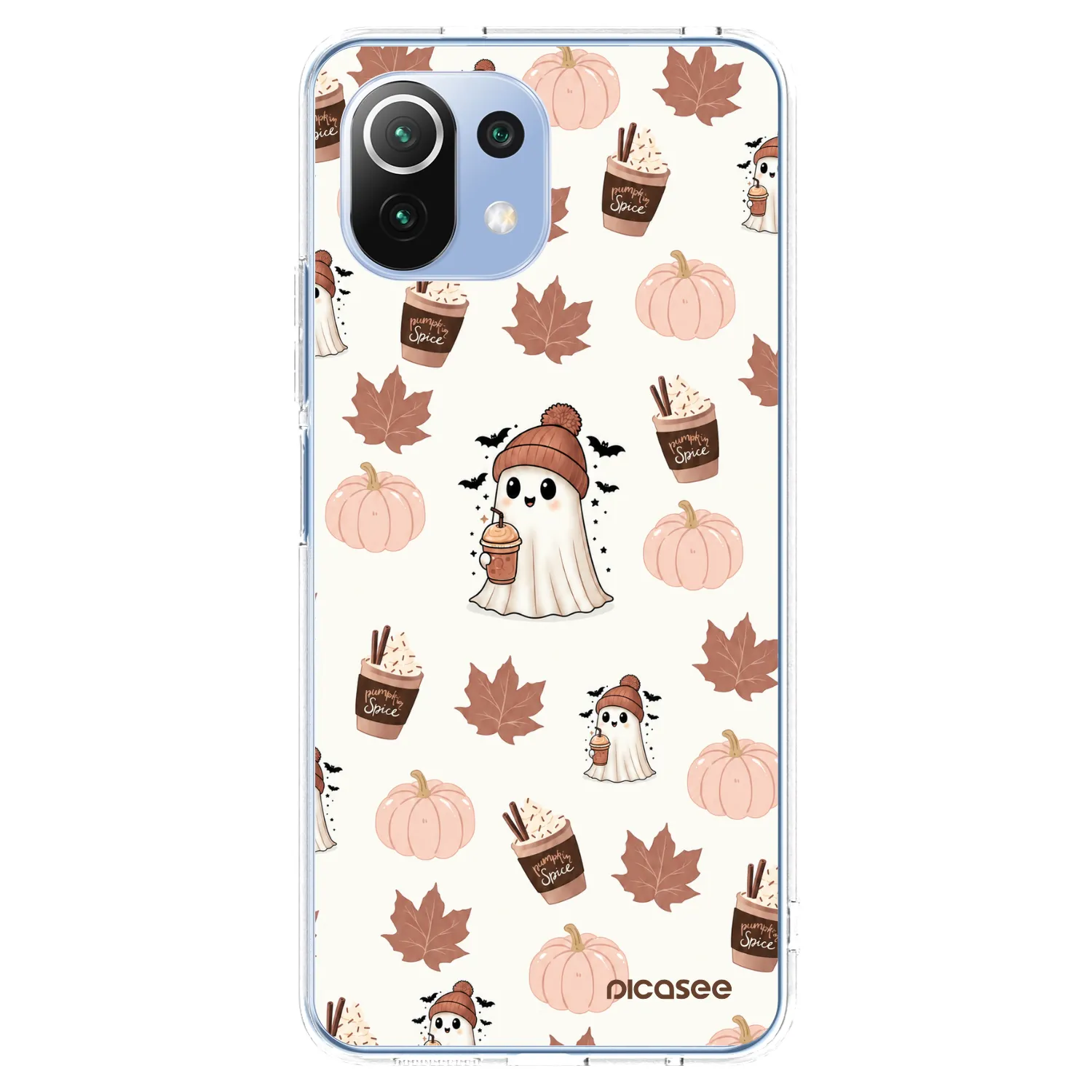 Picasee διαφανής θήκη σιλικόνης Xiaomi 11 Lite 5G NE - Pumpkin spice