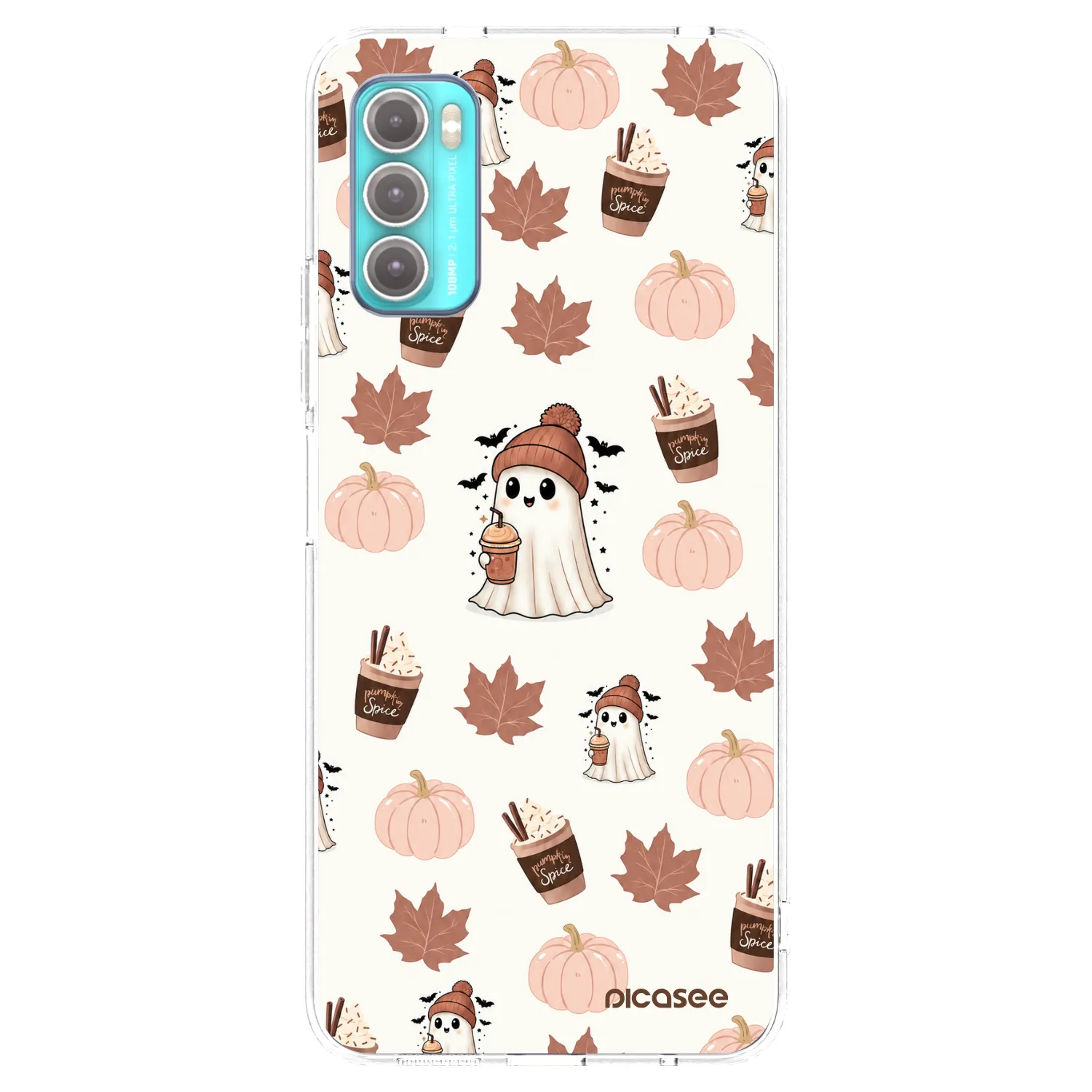 Picasee διαφανής θήκη σιλικόνης Motorola Moto G60 - Pumpkin spice