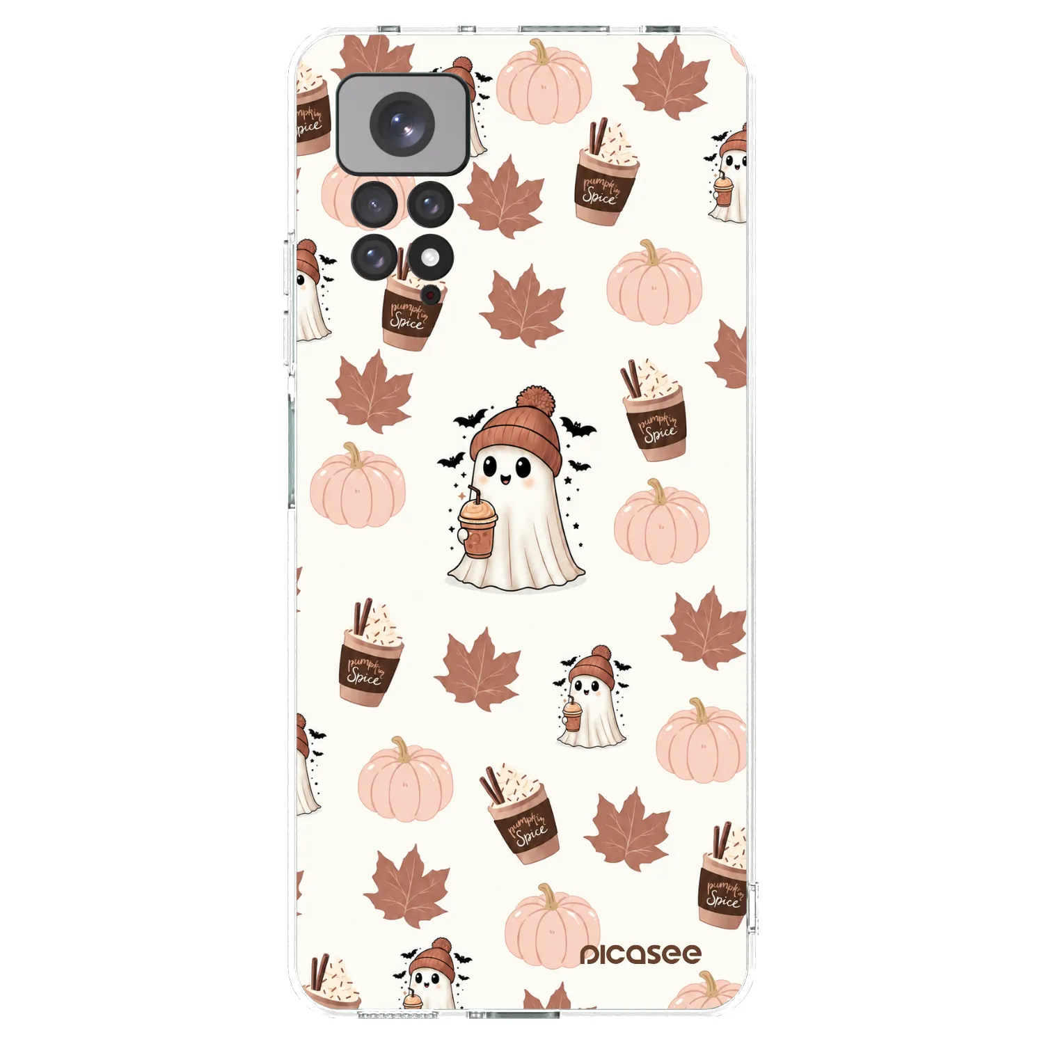 Picasee διαφανής θήκη σιλικόνης Xiaomi Redmi Note 11 - Pumpkin spice