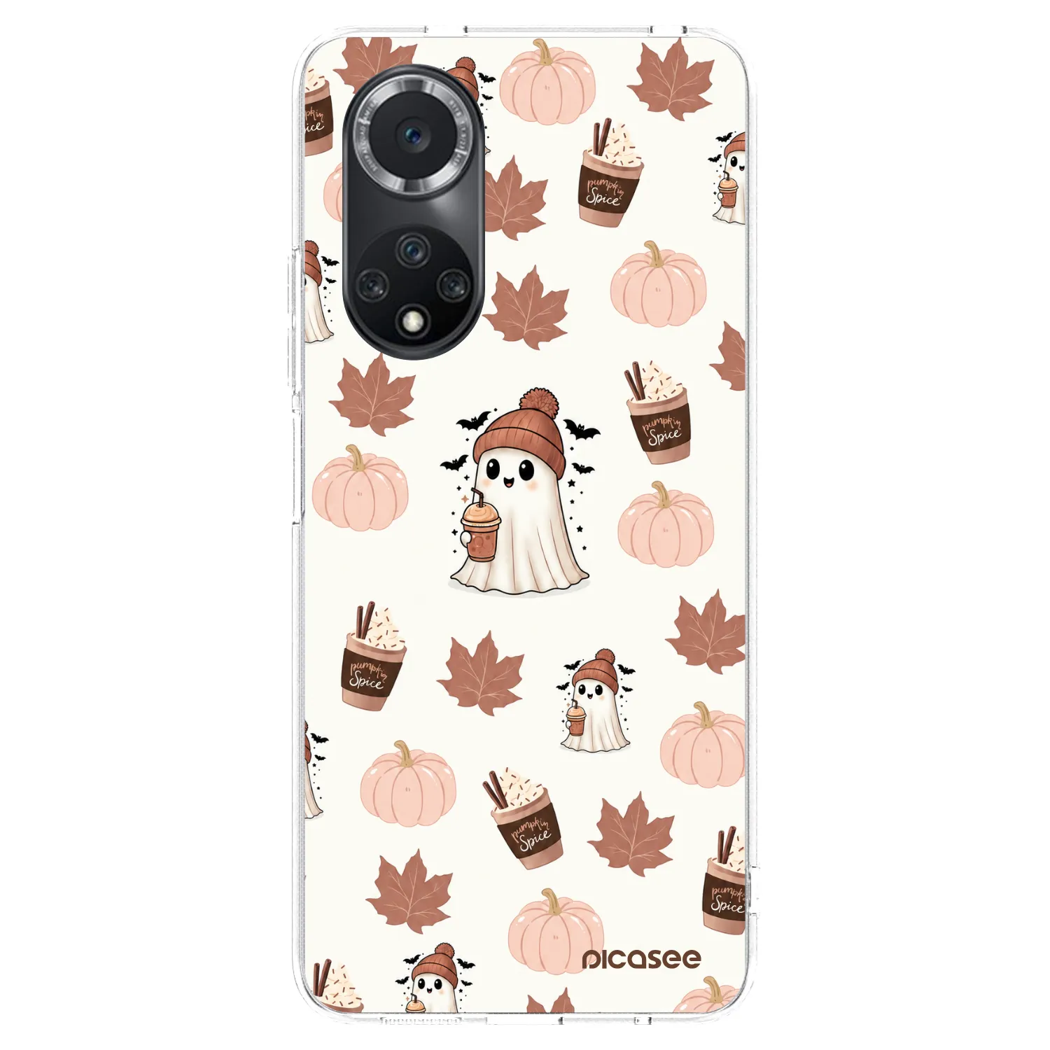 Picasee διαφανής θήκη σιλικόνης Huawei Nova 9 SE - Pumpkin spice