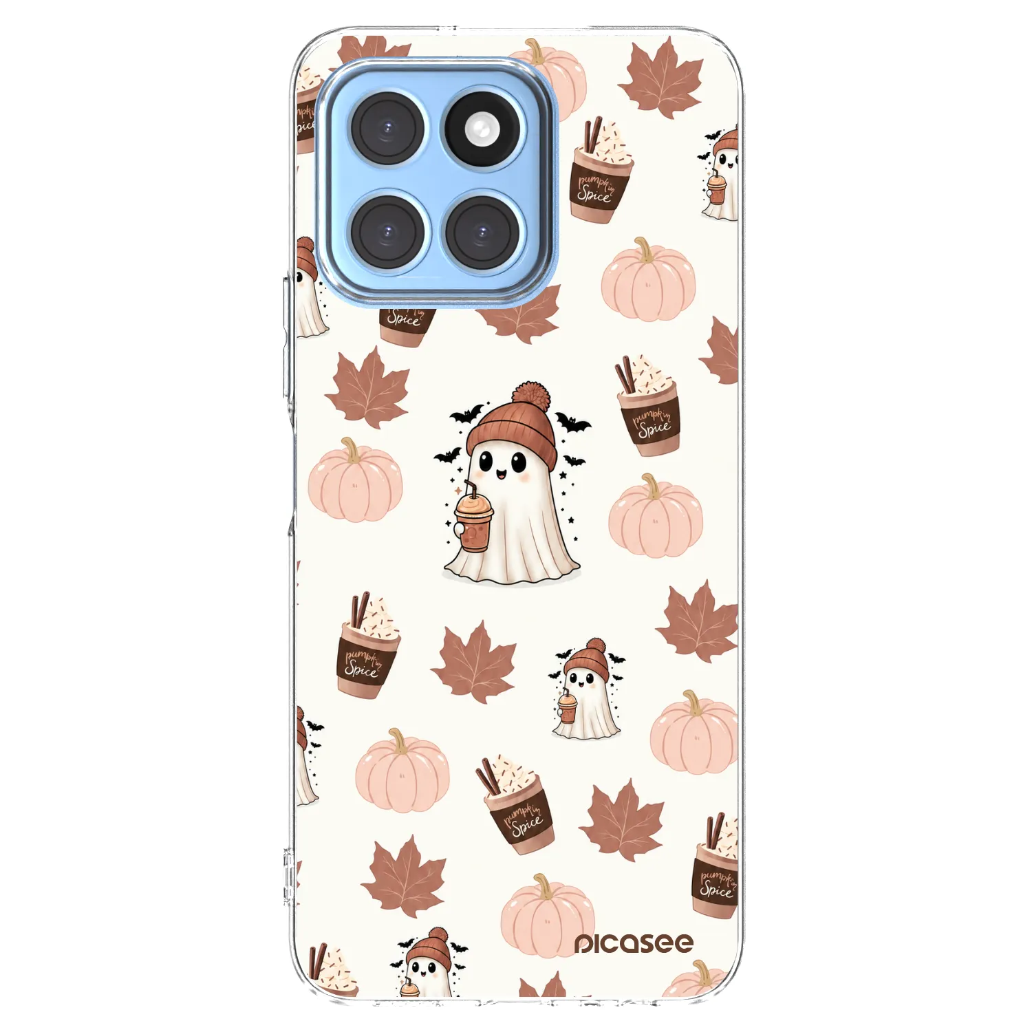 Picasee διαφανής θήκη σιλικόνης Honor X6 - Pumpkin spice