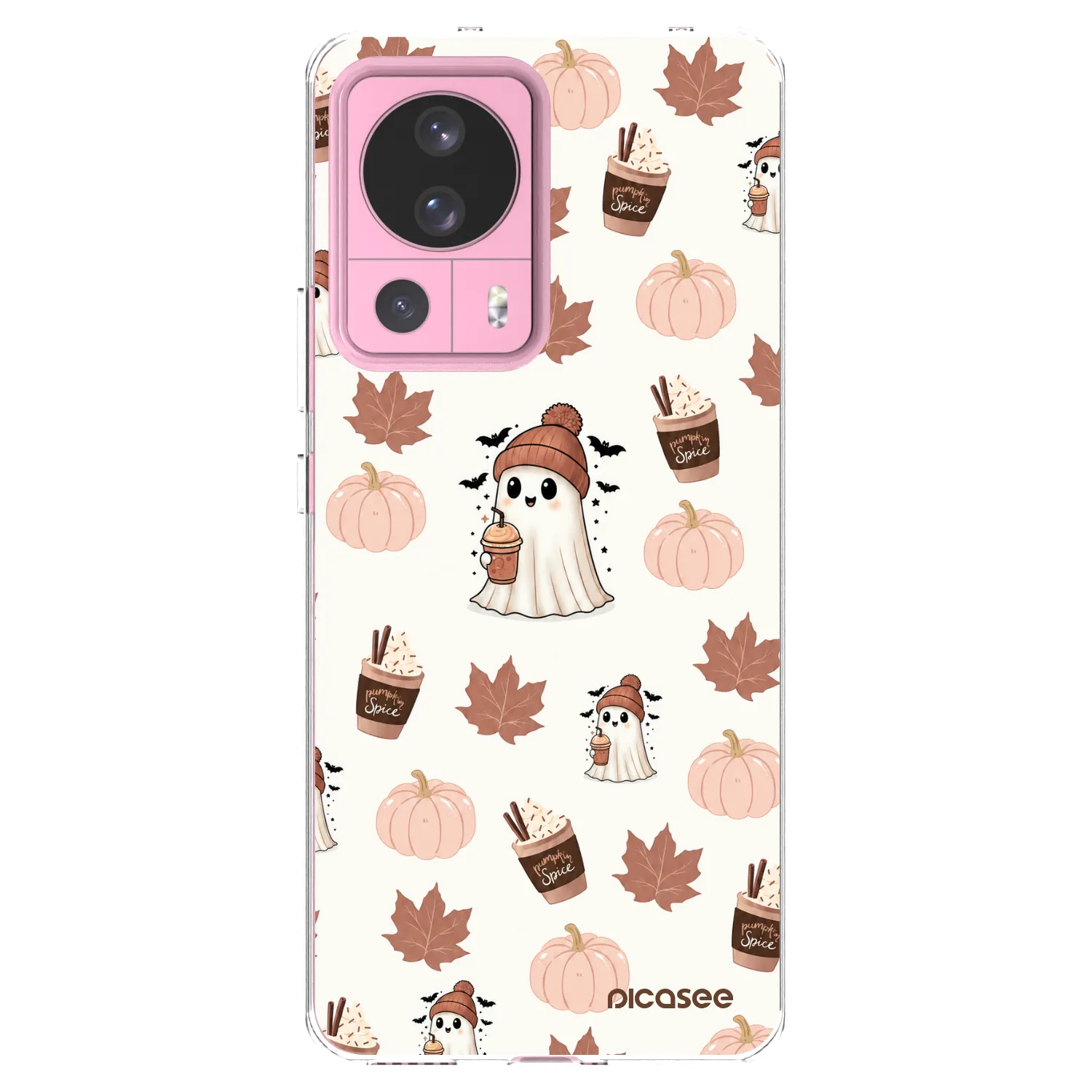 Picasee διαφανής θήκη σιλικόνης Xiaomi 13 Lite - Pumpkin spice