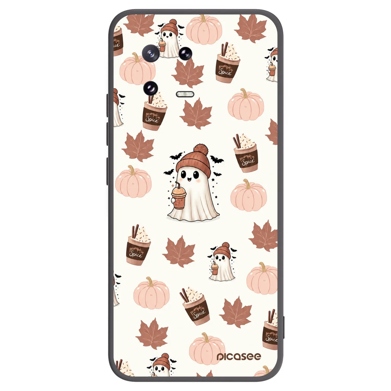 Picasee Μαύρη θήκη σιλικόνης για Xiaomi 13 Pro - Pumpkin spice