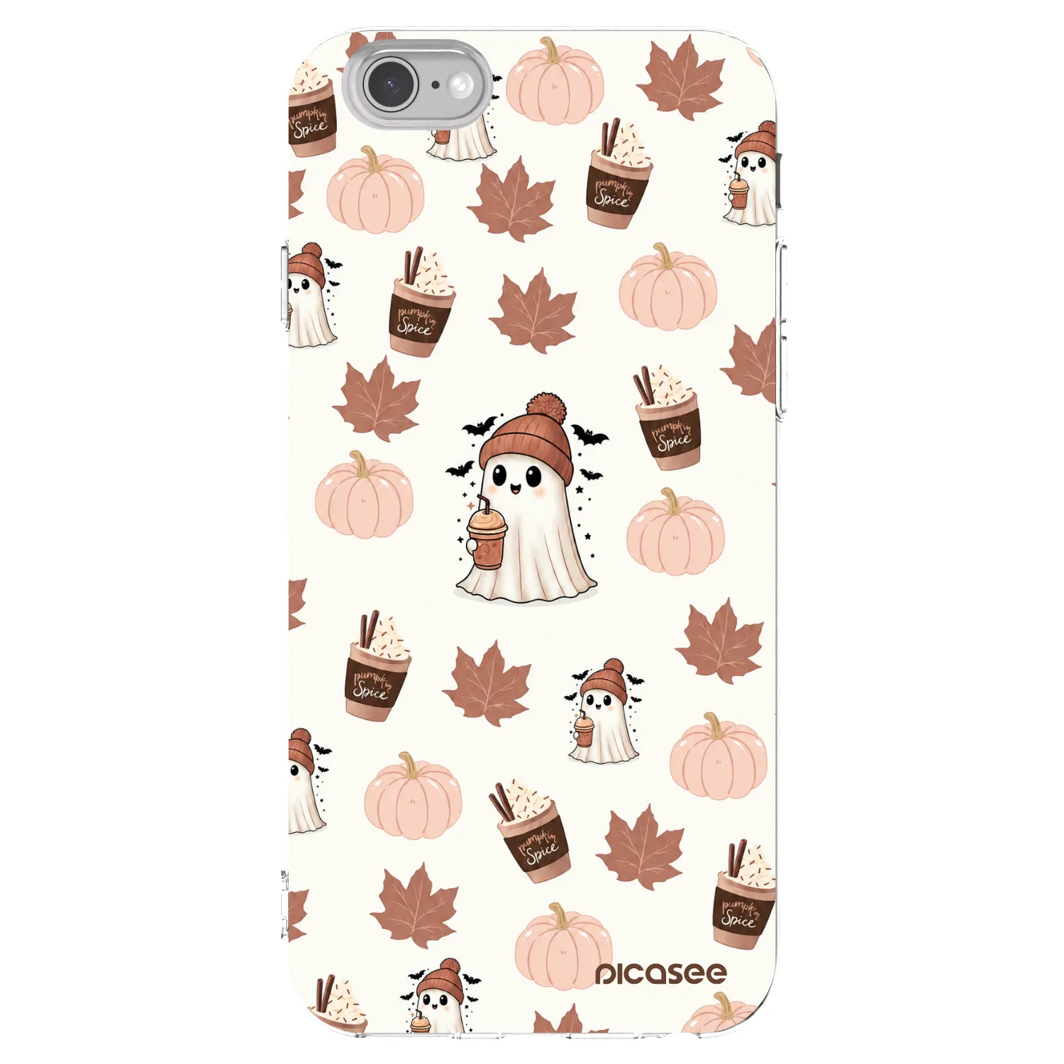 Picasee διαφανής θήκη σιλικόνης Apple iPhone 6/6S - Pumpkin spice
