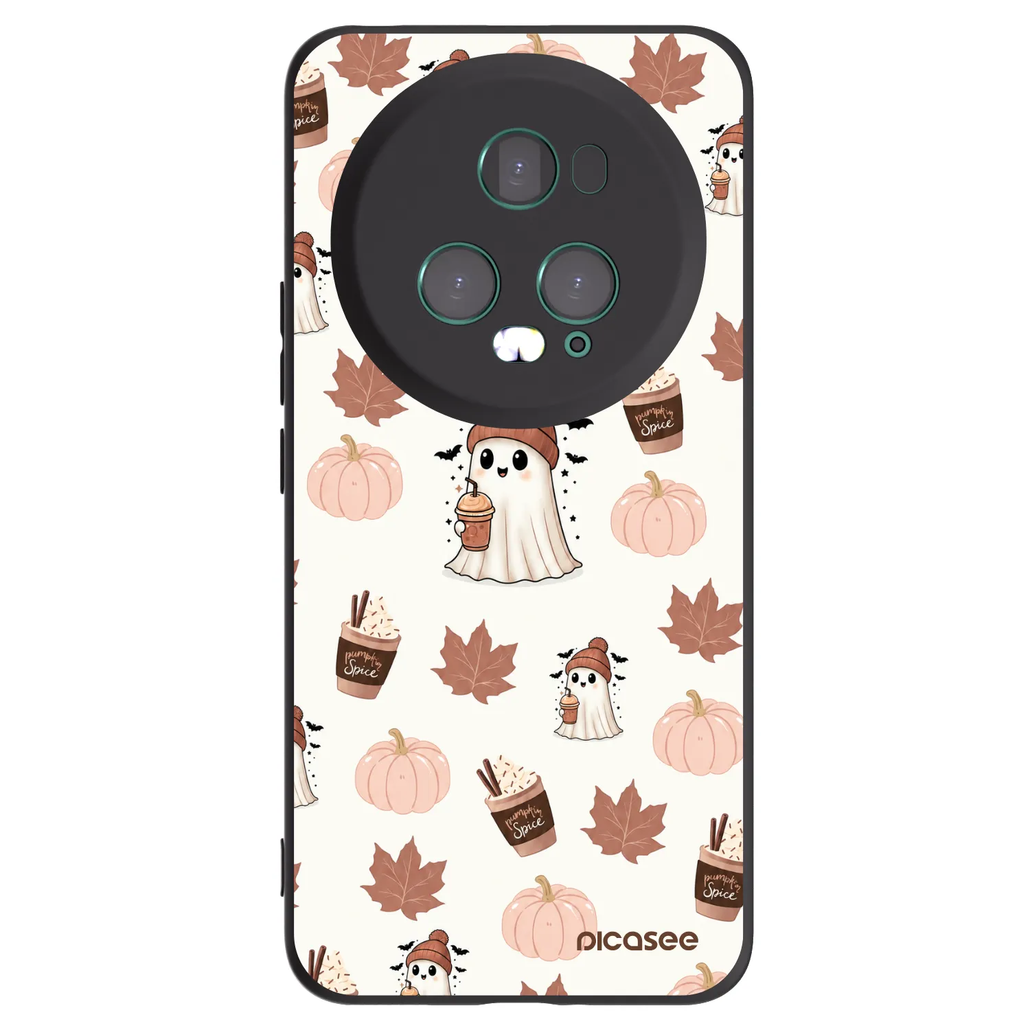 Picasee Μαύρη θήκη σιλικόνης για Honor Magic5 Pro - Pumpkin spice