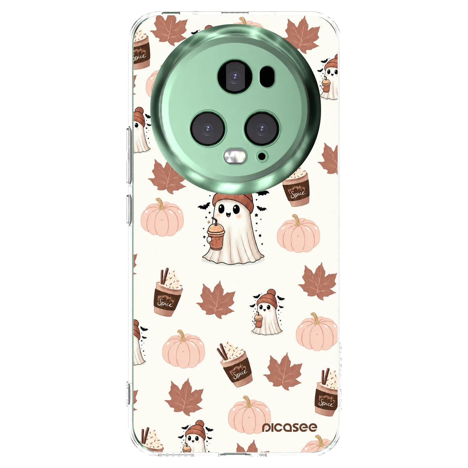 Picasee διαφανής θήκη σιλικόνης Honor Magic5 Pro - Pumpkin spice