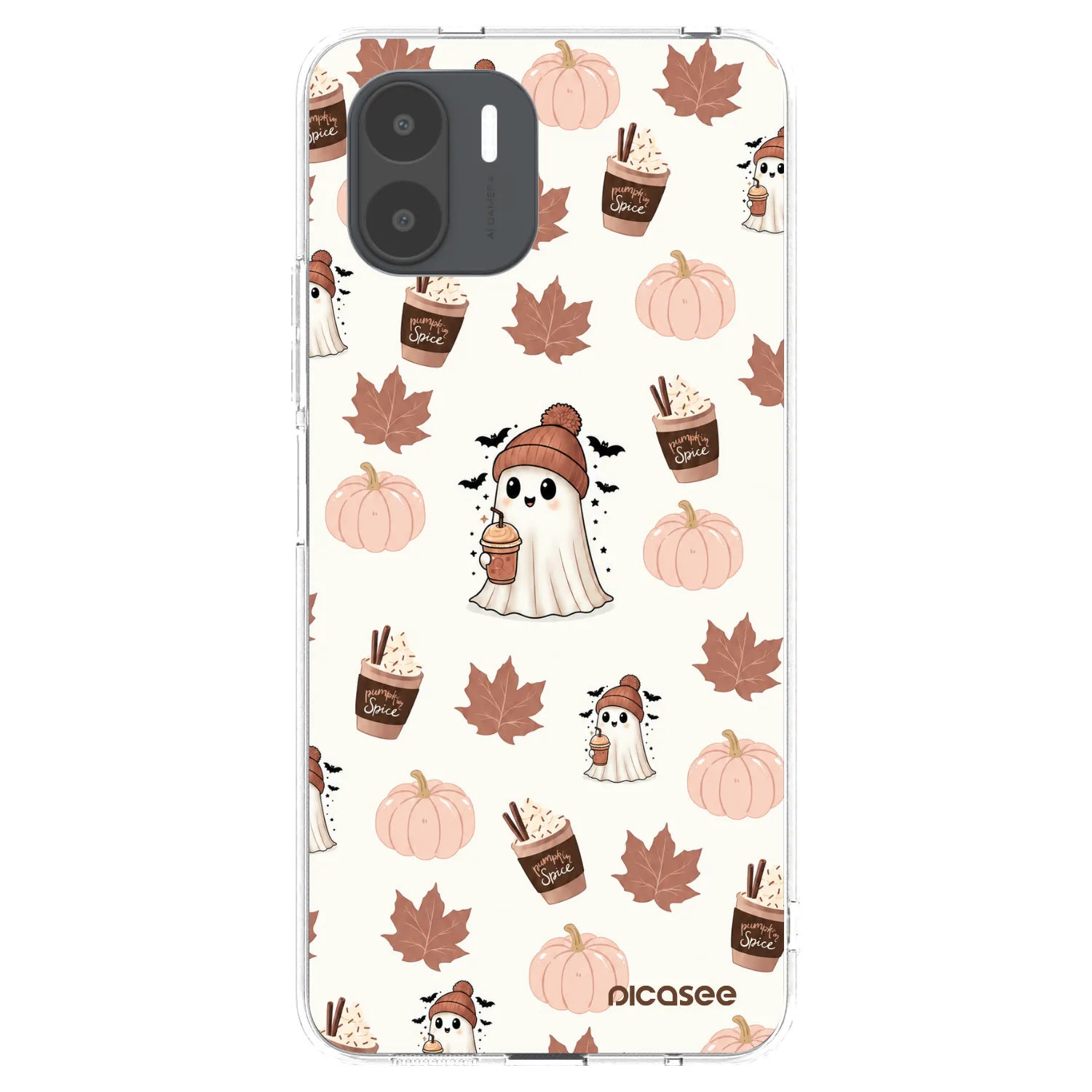 Picasee διαφανής θήκη σιλικόνης Xiaomi Redmi A2 - Pumpkin spice