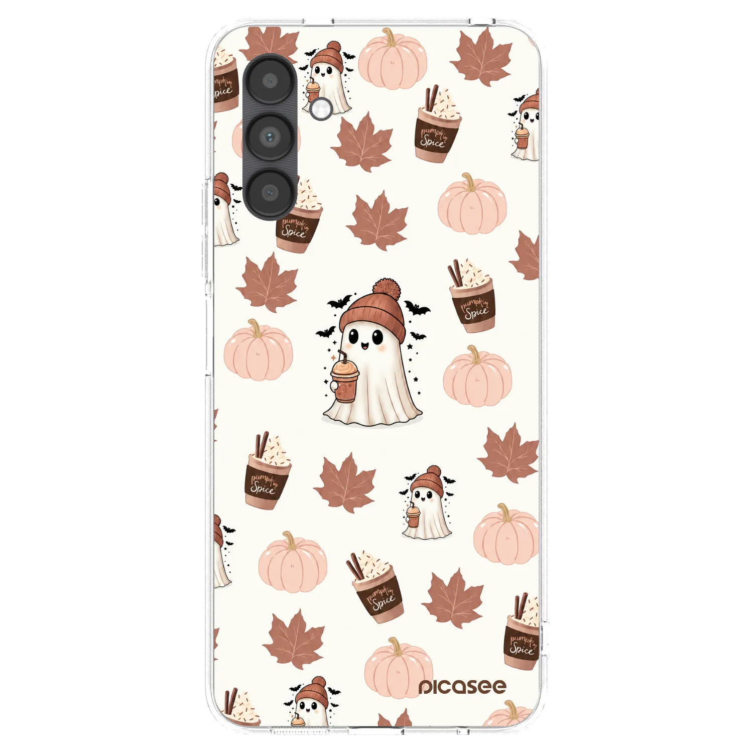Picasee διαφανής θήκη σιλικόνης Samsung Galaxy A04s A047F - Pumpkin spice