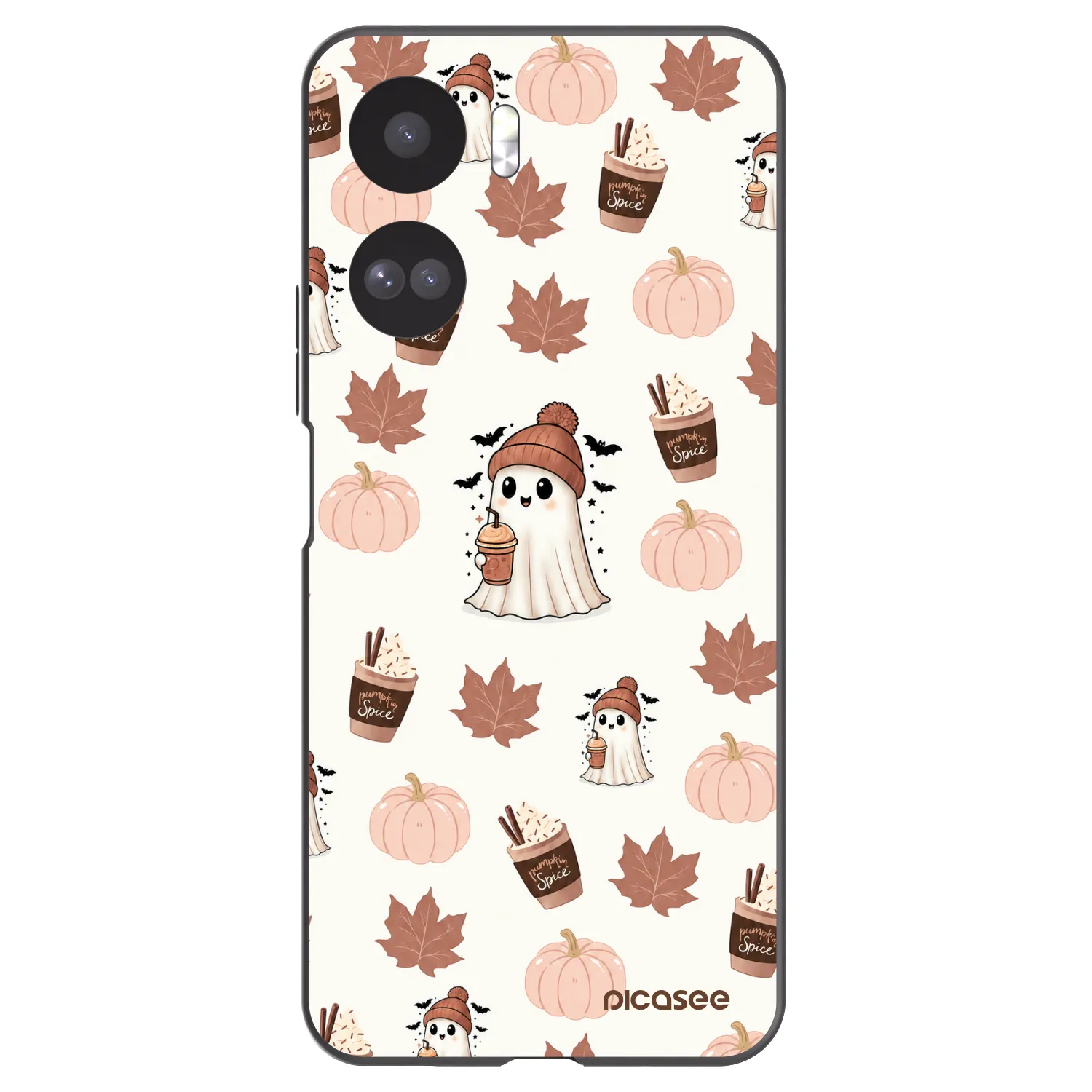 Picasee Μαύρη θήκη σιλικόνης για Honor 90 Lite 5G - Pumpkin spice