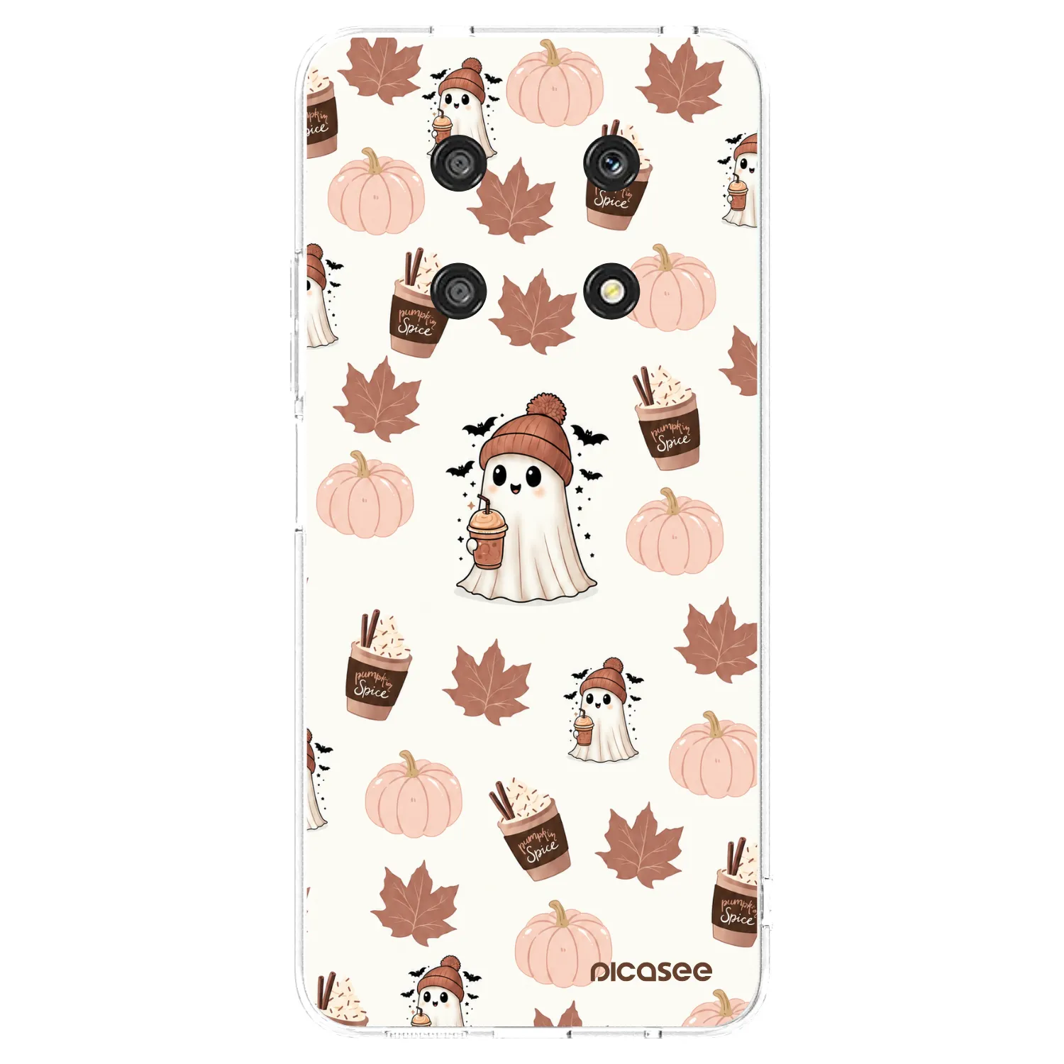 Picasee διαφανής θήκη σιλικόνης Honor Magic4 Lite 5G - Pumpkin spice